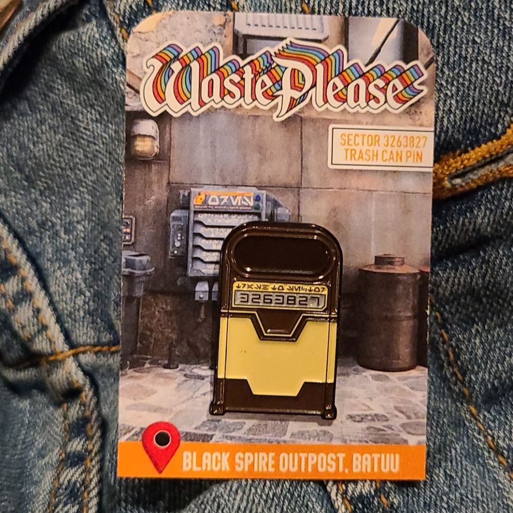 Waste Please enamel Disney pin!
